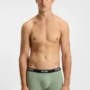 3er-Pack Stretch-Baumwoll-Boxershorts mit Logo-Bund