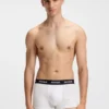 3er-Pack Stretch-Baumwoll-Boxershorts mit Logo-Bund
