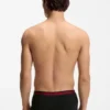 3er-Pack Stretch-Baumwoll-Boxershorts mit Logo-Bund