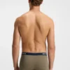 3er-Pack Stretch-Baumwoll-Boxershorts mit Logo-Bund