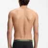 3er-Pack Stretch-Baumwoll-Boxershorts mit Logo-Bund