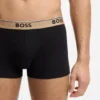 3er-Pack Stretch-Baumwoll-Boxershorts mit Logo-Bund