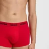 3er-Pack Stretch-Baumwoll-Boxershorts mit Logo-Bund