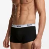3er-Pack Stretch-Baumwoll-Boxershorts mit Logo-Bund