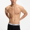 3er-Pack Stretch-Baumwoll-Boxershorts mit Logo-Bund