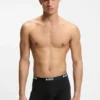 3er-Pack Stretch-Baumwoll-Boxershorts mit Logo-Bund