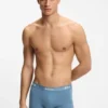 3er-Pack Stretch-Baumwoll-Boxershorts mit Logo-Bund