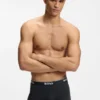 3er-Pack Stretch-Baumwoll-Boxershorts mit Logo-Bund