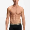 3er-Pack Stretch-Baumwoll-Boxershorts mit Logo-Bund