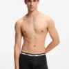 3er-Pack Stretch-Baumwoll-Boxershorts mit Logo-Bund