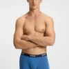 3er-Pack Stretch-Baumwoll-Boxershorts mit Logo-Bund