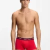 3er-Pack Stretch-Baumwoll-Boxershorts mit Logo-Bund