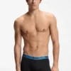 3er-Pack Stretch-Baumwoll-Boxershorts mit Logo-Bund