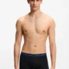 3er-Pack Stretch-Baumwoll-Boxershorts mit Logo-Bund