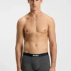 3er-Pack Stretch-Baumwoll-Boxershorts mit Logos