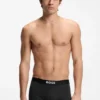 3er-Pack Stretch-Baumwoll-Boxershorts mit Logos