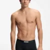 3er-Pack Stretch-Baumwoll-Boxershorts mit Logos