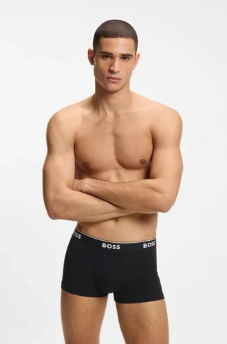 3er-Pack Trunks mit Logo-Bund