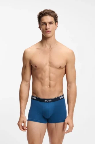 3er-Pack Trunks mit Logo-Bund