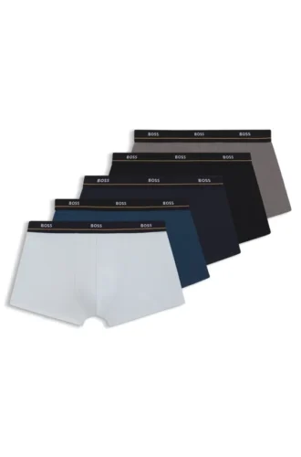 5er-Pack Boxershorts aus Stretch-Baumwolle mit Logo-Bund