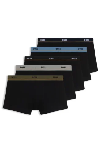 5er-Pack Boxershorts aus Stretch-Baumwolle mit Logo-Bund