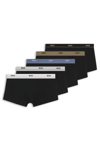 5er-Pack Boxershorts aus Stretch-Baumwolle mit Logo-Bund