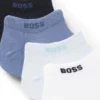 5er-Pack knöchellange Socken aus Baumwollmischung mit Markenlogo