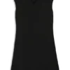A-Linien-Kleid mit aufgenähten Schnittlinien