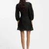 A-Linien-Kleid mit Stickereien