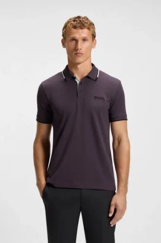 Active Paddy Polohemd in Regular-Fit aus schnell trocknendem Stretch-Piqué