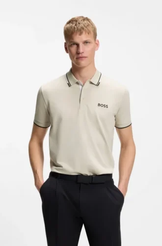 Active Paddy Polohemd in Regular-Fit aus schnell trocknendem Stretch-Piqué