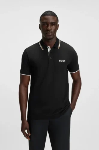 Active Paddy Polohemd in Regular-Fit aus schnell trocknendem Stretch-Piqué