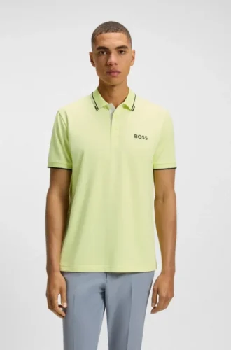 Active Paddy Polohemd in Regular-Fit aus schnell trocknendem Stretch-Piqué
