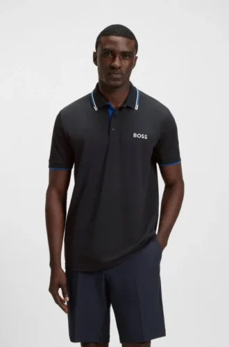 Active Paddy Polohemd in Regular-Fit aus schnell trocknendem Stretch-Piqué