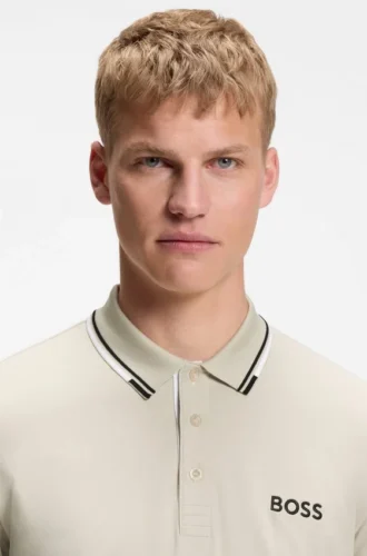 Active Paddy Polohemd in Regular-Fit aus schnell trocknendem Stretch-Piqué