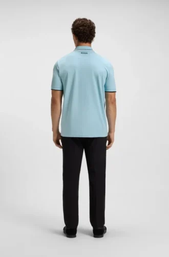 Active Paddy Polohemd in Regular-Fit aus schnell trocknendem Stretch-Piqué