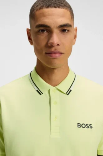 Active Paddy Polohemd in Regular-Fit aus schnell trocknendem Stretch-Piqué