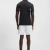 Aktiv feuchtigkeitsregulierendes Slim-Fit-Poloshirt aus Stretch-Piqué