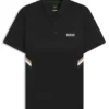 Aktiv feuchtigkeitsregulierendes Slim-Fit-Poloshirt aus Stretch-Piqué