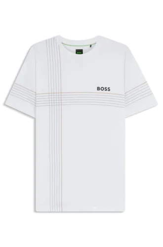 Aktiv feuchtigkeitsregulierendes Slim-Fit-T-Shirt aus Stretch-Jersey