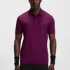 Aktives, schnell trocknendes Poloshirt mit Karomuster