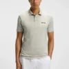 Aktives, schnell trocknendes Poloshirt mit Karomuster
