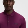 Aktives, schnell trocknendes Poloshirt mit Karomuster