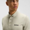 Aktives, schnell trocknendes Poloshirt mit Karomuster