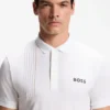 Aktives, schnell trocknendes Poloshirt mit Karomuster