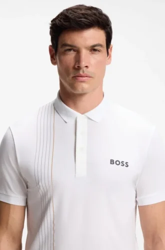 Aktives, schnell trocknendes Poloshirt mit Karomuster