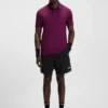 Aktives, schnell trocknendes Poloshirt mit Karomuster