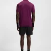 Aktives, schnell trocknendes Poloshirt mit Karomuster