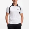 Aktives, schnell trocknendes Slim-Fit-Polohemd mit Vier-Wege-Stretch