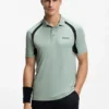 Aktives, schnell trocknendes Slim-Fit-Polohemd mit Vier-Wege-Stretch Aktives, schnell trocknendes Slim-Fit-Polohemd mit Vier-Wege-Stretch